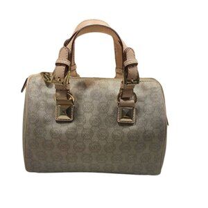 Michael Kors Grayson medium satchel purse with gold hardware LIKE NEW